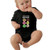 FJE and EDMA Check Out My Six Pack Donut Unisex Baby Jersey Bodysuit Suspenders Pants All Cotton Black