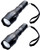 Bell + Howell 1176 Taclight High-Powered Tactical Flashlight with 5 Modes & Zoom Function (Original, Set of 2)