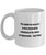 Classic Coffee Mug -The ladder of success is best climbed by stepping on the rungs of opportunity. -Ayn Rand- Great for Friends or Colleagues White