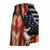 Mens American Flag Short Swim Trunks with Mesh Lining Quick Dry Swim Suits Board Shorts Large
