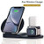 Upgraded Fast Wireless Charger,3 in 1 Wireless Charging Stand for Apple Watch,Charging Station for AirPods, Fast Wireless Charger Dock for iPhone, All Qi Phones, Compatible Samsung -with AC Adapter