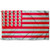 Ohio State Buckeyes Buckeye Leaf and Stripes Flag
