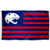 South Alabama Jaguars Stars and Stripes Nation Flag