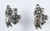 Gidon- Inc. -Set of 2- Armored Knight Sword Gun Hanger Wall Hooks Display Coat Arms Bracket