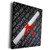 3dRose Doreen Erhardt Graduation Collection - Chalkboard Theme Graduation Word Art and Diploma with Red Ribbon - Museum Grade Canvas Wrap -cw-240634-1-