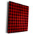 3dRose Anne Marie Baugh - Patterns - Red and Black Plaid Checks Pattern - Museum Grade Canvas Wrap -cw-253002-1-