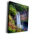 3dRose Mike Swindle Photography - Landscapes - Twin waterfalls flowing out of rocks into a pool - Museum Grade Canvas Wrap -cw-298233-1-
