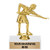 Crown Awards Billiards Trophy - 6" Female Billiards Pool Trophy