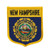 Eastern State Flag Embroidered Patch Shield - New Hampshire OSFM