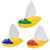 Toyvian 1 Set 3pcs Boat Bath Pool Toy Boat Sailing Boat Bath Toy Set for Baby Toddlers Birthday Gift for Kids Sand Beach Toy