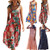 Women's Summer Boho Spaghetti Strap Square Neck Floral Ruffle A Line Beach Long Maxi Swing Dress Sundress