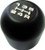 10x1.5mm Thread 5 speed Type-R Shift Knob in Black Billet Aluminum for Honda Civic Si EX 92 93 94 95 96 97 98 99 00 1992 1993 1994 1995 1996 1997 1998 1999 2000