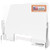 GUARDMATE - Premium Plexiglass Shield Commercial Grade Sneeze Guard - DUAL-LOCK Design 32"W x 24"H Acrylic Divider Protection Portable Plastic Barrier Shield Reception Desk Cashier Checkout Counter