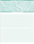Broadway Computer Checks - 250 Blank Computer Check Stock - Check on Top - Cheap Checks - Teal