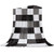 Flannel Fleece Throw Blanket 40x50 inches Geometric Buffalo Check Grid Reversible Soft Cozy Bed Blanket Vintage Black White Microfiber Fluffy Lightweight Throw Blanket for Bed Couch Sofa Chair