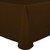 Ultimate Textile 60 x 84-Inch Oval Polyester Linen Tablecloth Espresso Dark Brown