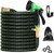 Garden Hose-50 FT Expandable Water Hose with 8 Function Nozzles  and  Durable Latex-Flexible Hose with Solid Brass Fittings  and  High Pressure Water Spray Nozzle Hoses-Hose for Garden/Car Wash