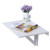 Wall Mounted Floating Table- White Drop-Leaf Wall Mounted Table- Floating Table Space Saving Hanging Table for Study- Folding Table for Bedroom Bathroom Balcony -White-