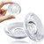 Door Stopper Wall Protector -6PCS- - Shock Absorbent Gel - Adhesive Reusable Bumper Protector- Wall Shield  and  Silencer for Door Handle -Small Round 1.65"- Clear-