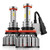H11/H8/H9 LED Headlight Bulbs - 100W 12000LM - CSP Chips - DOT Approved - 360 Degree High/Low Dual Beam Light by Mdatt
