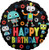 Anagram 17" Birthday Robots Foil Balloon- Multicolor