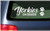 Yorkies On Board - White Vinyl Window Sticker Decal Yorkshire Terrier
