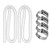 Beito Pool Pipe Swimming Pool Replacement Hose with Metal Clamps Pool Pump Hoses Pool Filter Accessories for Ground Pool