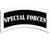 Black/White SPECIAL FORCES Tab Shaped Sticker -ssi decal army-
