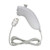 OSTENT Motion Based Wired Nunchuck Controller Compatible for Nintendo Wii Console Video Game Color White