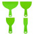 Plastic Putty Knife Set Flexible Plastic Paint Scraper Tool for Spackling Wallpaper Scraper Plastic Spatula Scraper Spackle Tools 4pcs