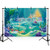 MEHOFOTO 8x6ft Mermaid Theme Photo Studio Booth Background Cartoon Underwater World Bubble Castle Princess Birthday Party Decorations Banner Backdrops for Photography