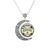 Vintage Ouija Board Photo Moon Necklace Glass Jewelry Fashion Jewelry Gifts