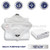 Windscreen4less 12' x 20' Heavy Duty 10 Mil Waterproof White Poly Tarp