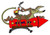 Cartoon for Wile E Coyote Acme Rocket Anime - Sticker Graphic Vinyl Decal