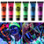 Amareu Glow in Dark Body Paint Body and Face Glow Backlight Neon Fluorescent 0.34oz Set of 6 Tubes