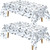 2 Pieces 108 x 54 Inch Musical Notes Tablecover Musical Notes Plastic Tablecloth Disposable Table Cover Musical Notes Theme Birthday Party Decoration for Music Party Decoration Supplies