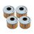 Road Passion Oil Filter for HONDA TRX350 EX SPORTRAX 350 2002 TRX350 FOURTRAX 4X4 350 1986-1987 TRX350D FOREMAN 4X4 350 1987-1989-pack of 4-