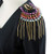 2piece Punk Rivet Epaulet Spike Men/Lady Gold/Silver Tassel Stud Riveting Brooch Shoulder Epaulette Board for Clothes Tshirt