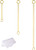 Necklace Extenders Gold 18K Plated 925 Sterling Silver Chains Necklace Extender Bracelet Extension Chain Extenders for Necklaces 1" 2" 3" inch Hypoallergenic in Gold Necklace Extenders Gold 18K Plated 925 Sterling Silver Chains Necklace Extender Bracelet Extension Chain Extenders for Necklaces 1" 2" 3" inch Hypoallergenic in Gold