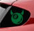 Slap-Art Eight Ball Devil Pool Vinyl Decal Sticker -Green-