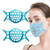 Silicone 3D Face Mask Bracket-Upgrade Face Mask Inner Support Frame-Mask Bracket Internal Support Frame for Lipstick Keep Fabric off Mouth -white 3pcs-