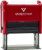 Paid Check w/Date CK Line Self Inking Rubber Stamp -Red Ink- X-Large