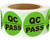 Green QC Pass Sticker Labels 2 Inch 250 Pcs QC Passed Stickers for Quality Check Tested Inventory Control Labels Pass Approval Sticker -Green- 2 inch-