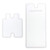 Silicone Resin Molds- Cell Phone Stand Resin Mold- Mobile Phone Holder Epoxy Resin Casting Molds for Making DIY Portable Craft Smart Phone Bracket- White