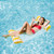 MichPong Inflatable Pool Floats for Adults Swimming Pool Float Hammock- Multi-Purpose Inflatable Hammock -Saddle- Lounge Chair- Hammock- Drifter-- Water Hammock Lounge -Yellow-