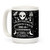 LookHUMAN Occult Alien Ouija Board White 15 Ounce Ceramic Coffee Mug