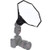Acouto 30cm Portable Softbox Universal Flash Flashlight Softbox Diffuser with Storage Bag for External Speedlite