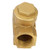 One-Way Non-Return Pipe Valve Control DN15 Check Valve Brass Swing Check Valve Automatic for Oil Water Acidic