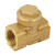 Check Valve Brass One-Way DN15 Swing Check Valve for Water Oil Acidic Media