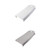 Bonarty 2PCS Ultra Soft Massage Bed Covers Fitted Massage Table Sheets Reusable Facial SPA Bed Sheets with Face Hole- Grey/White